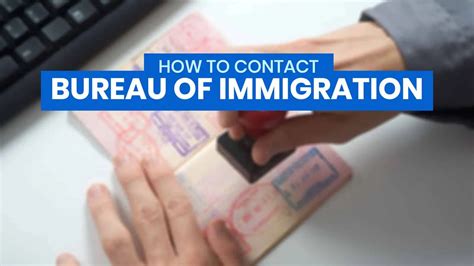How to Contact the BUREAU OF IMMIGRATION in .
